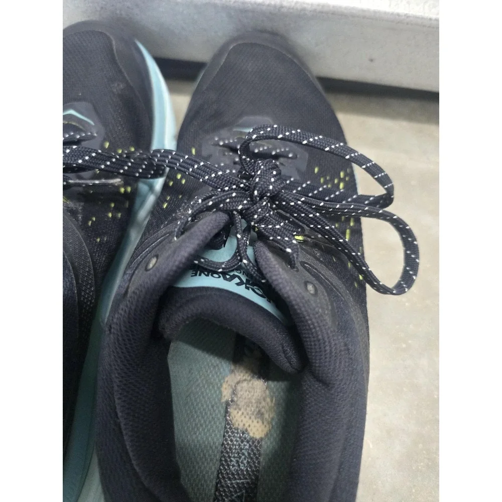 Hoka One One Challenger ATR‎ 6 Women's Trail Running Shoes Black Aqua Size 8B